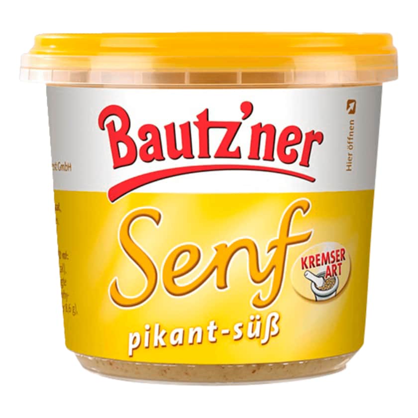 Bautz'ner Senf pikant-süß 200ml